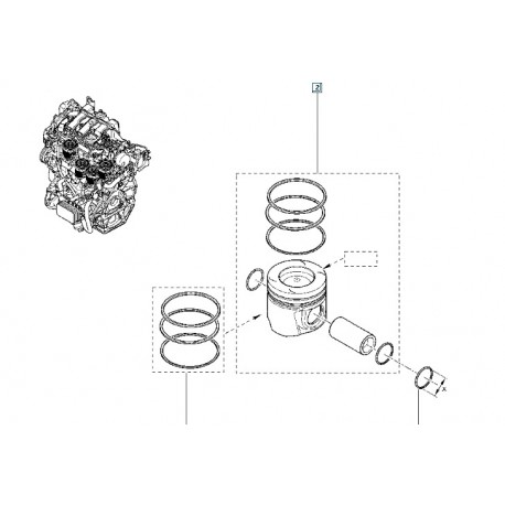 120A12741R TRAFIK MERCEDES R9M 050 80 MM PISTON SEKMAN TAKIM