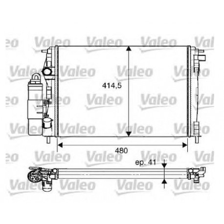 7700428082 8200778910 CLIO 2 SU VE KLIMA RADYATÖRU VALEO 733075