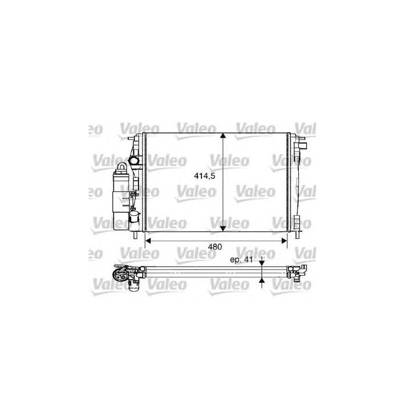 7700428082 8200778910 CLIO 2 SU VE KLIMA RADYATÖRU VALEO 733075