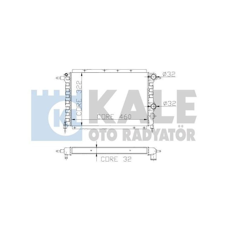 7700757854 7701407631 RENAULT 25 ESPACE SU RADYATÖR