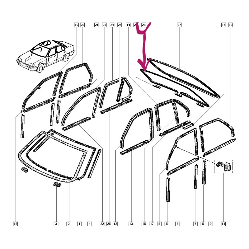 7700788077 7702253635 R19 EUROPA ARKA CAM IC FITILI