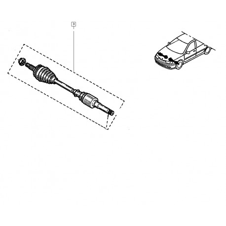 8200283722 8200029464 LAGUNA 1 SOL OTOMOTIK AKS