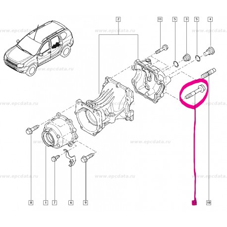 081A70601A DUSTER AKTARMA KUTU CIVATA