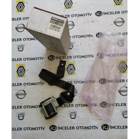 8200798363  MEGANE 2 II SOL ARKA EMNIYET KEMERI MAIS